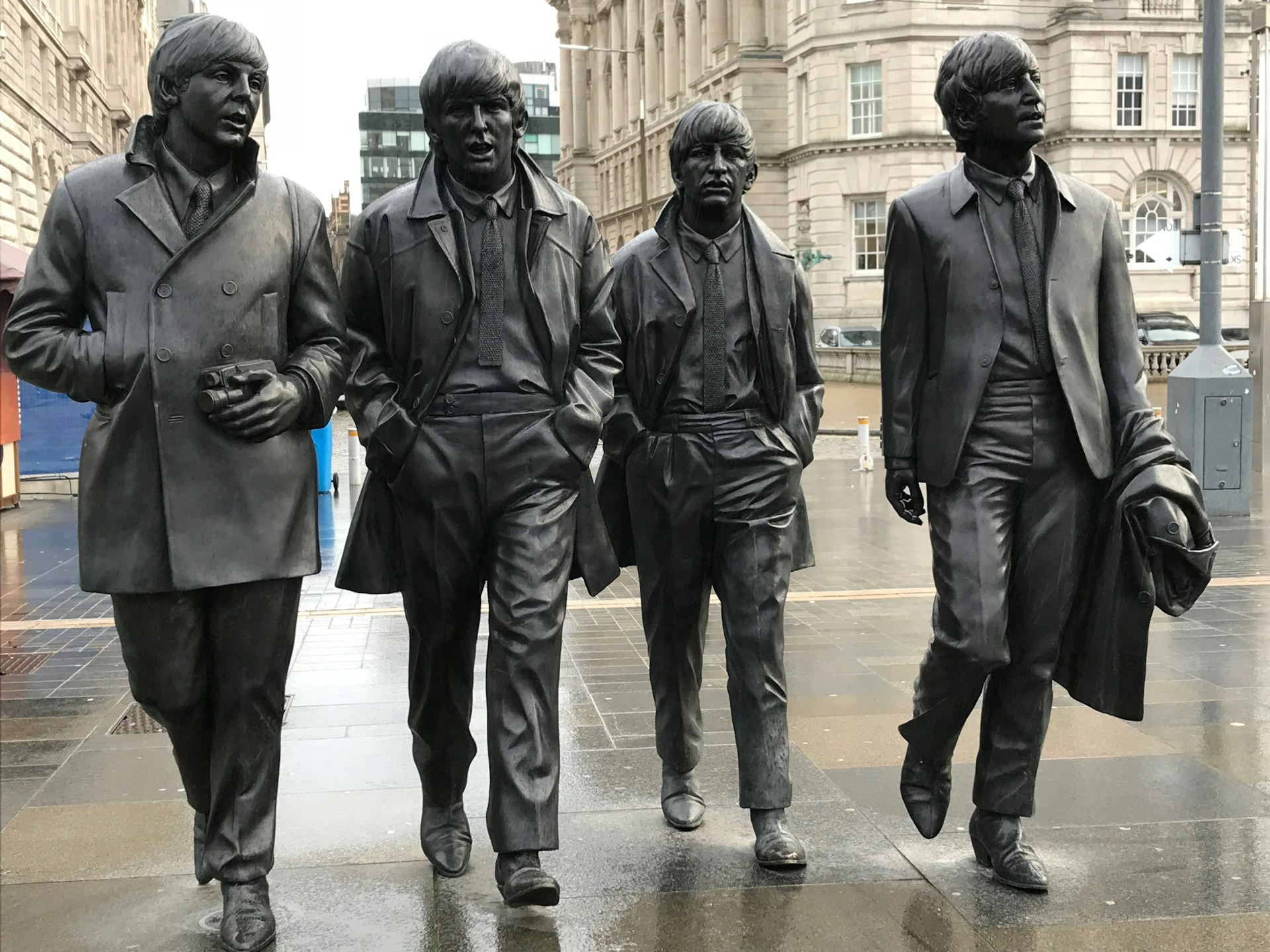 Statue of The Beatles in Liverpool